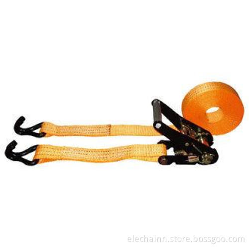 50mm Polyester Webbing Slings 5 Ton With Double J Type Hook